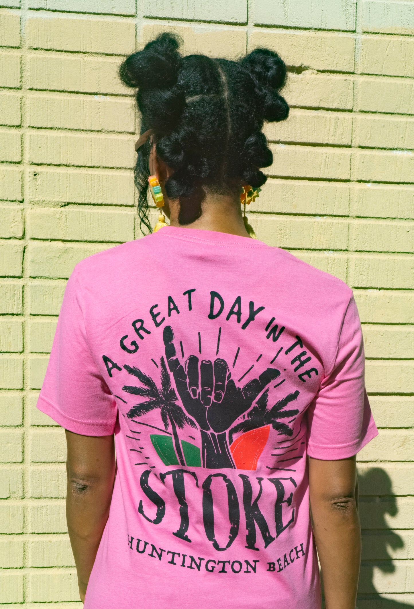 A Great Day in the Stoke 2024 Event T-Shirt - Pink