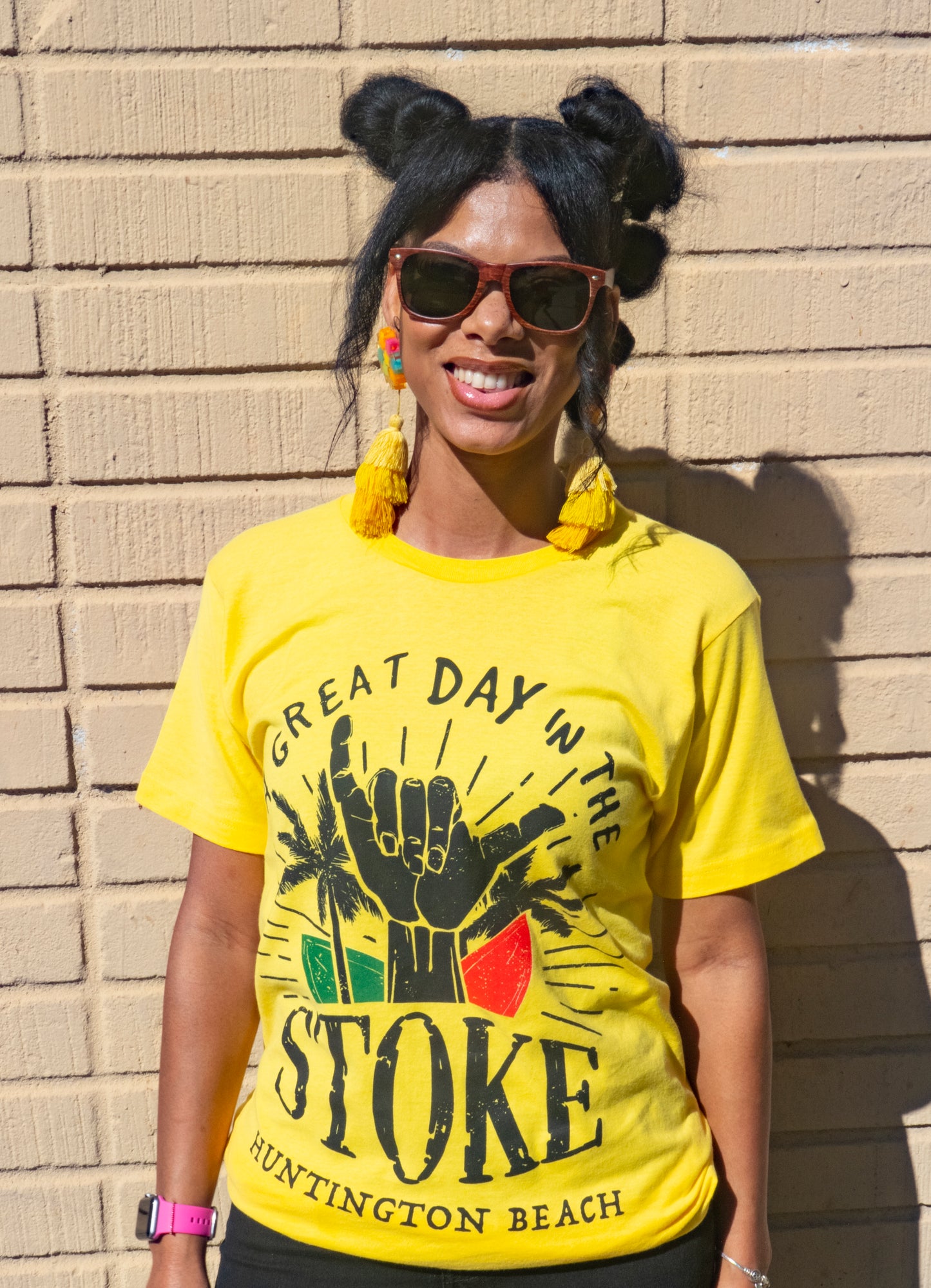 A Great Day in the Stoke 2024 Event T-Shirt - Yellow