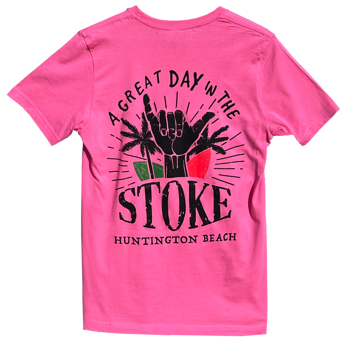 A Great Day in the Stoke 2024 Event T-Shirt - Pink