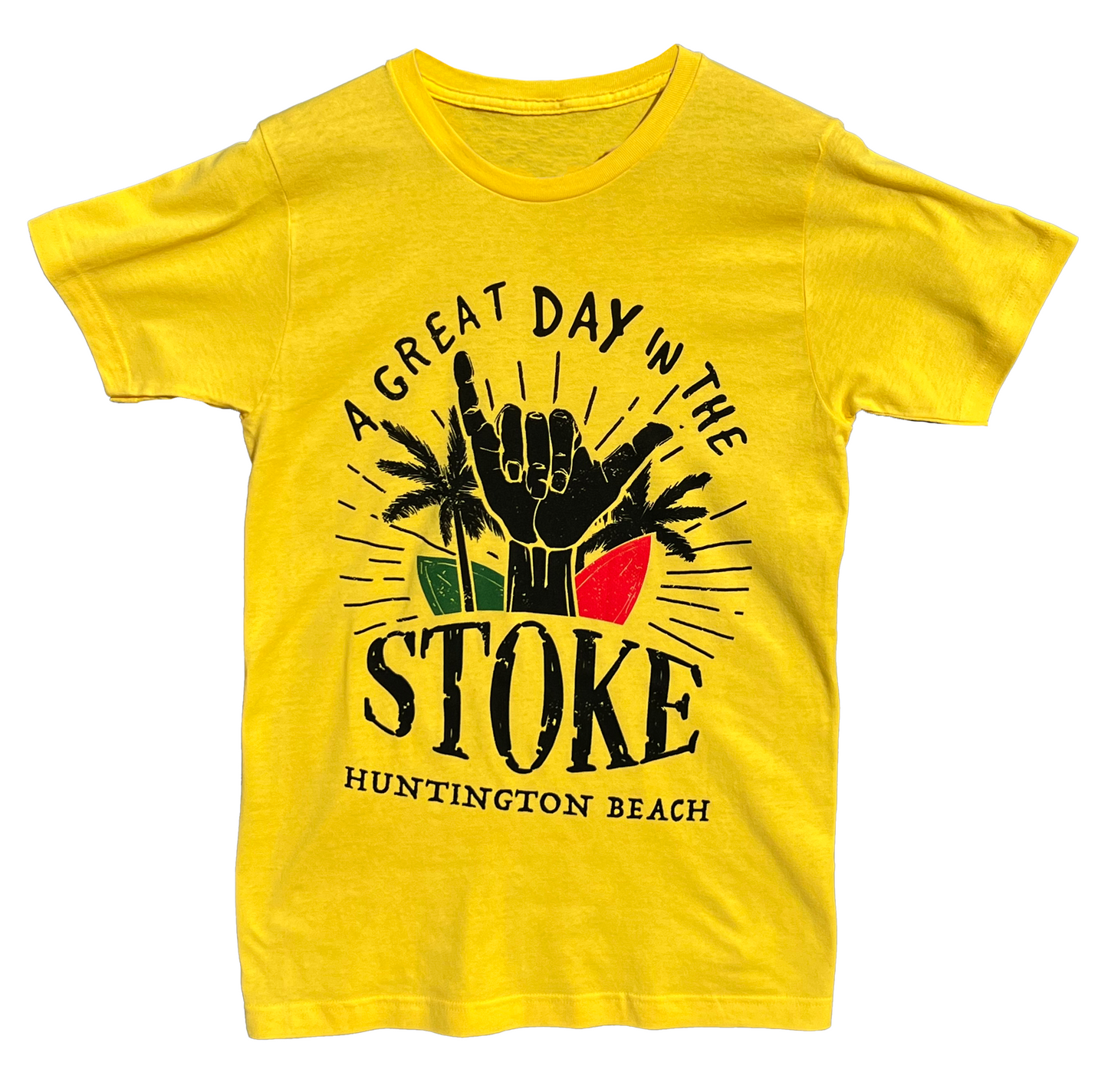 A Great Day in the Stoke 2024 Event T-Shirt - Yellow