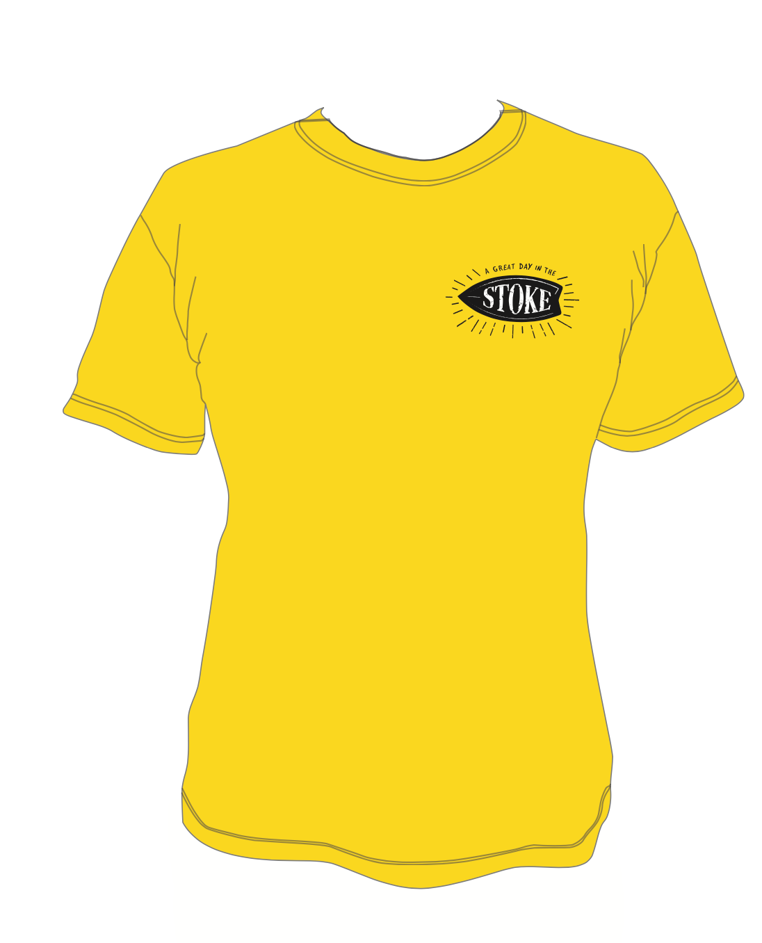 Vintage - A GREAT DAY IN THE STOKE event t-shirt