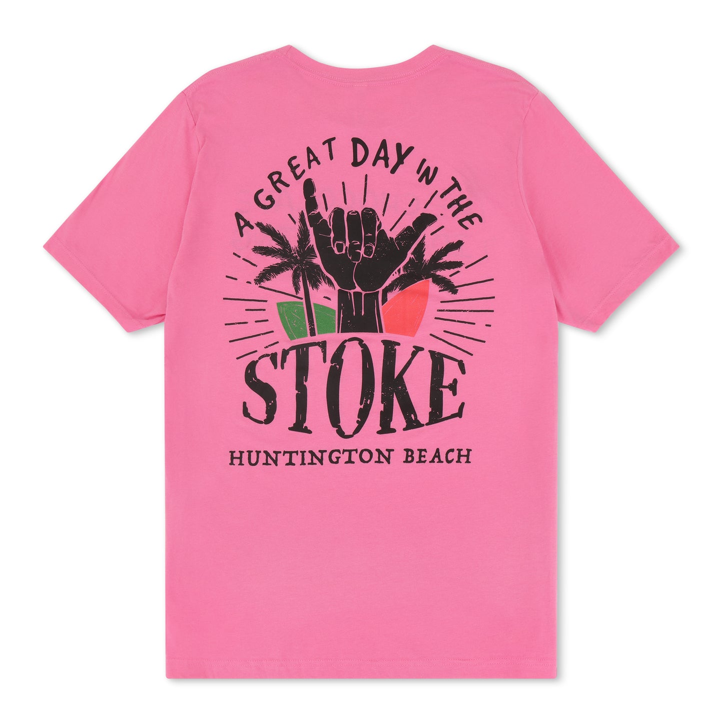 A Great Day in the Stoke 2024 Event T-Shirt - Pink