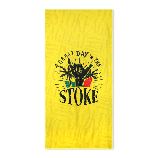 A Great Day in the Stoke Beach Towel