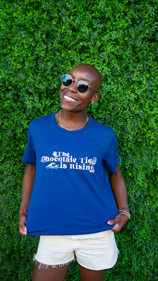 The Chocolate Tide is Rising T-shirt Fias Blue Women